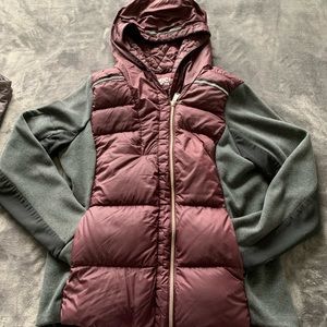 MICHEAL KORS MAROON LARGE COAT